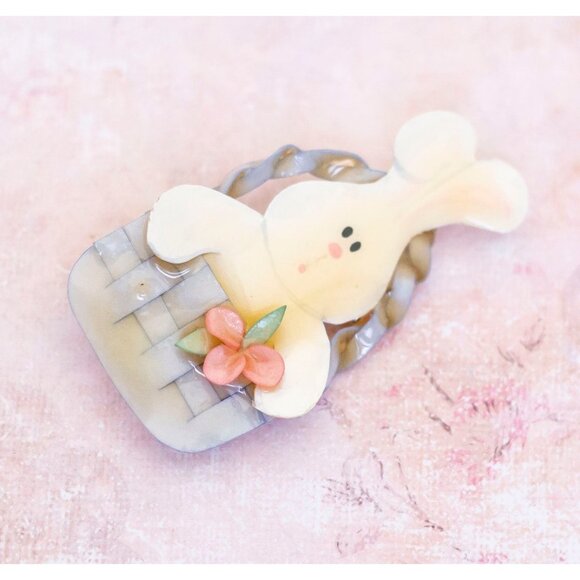 Vintage Adorable Bunny Brooch | H30 - Picture 1 of 2